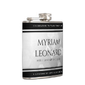 エレガントプラチ結婚ナ70周年 フラスク (右)