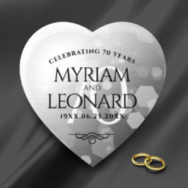 エレガントプラチ結婚ナ70周年 ペーパーウェイト