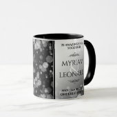 エレガントプラチ結婚ナ70周年 マグカップ (正面右)