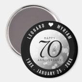 エレガントプラチ結婚ナ70周年 マグネット (正面/裏面)
