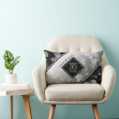 エレガントプラチ結婚ナ70周年 ランバークッション (椅子)