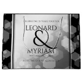 エレガントプラチ結婚ナ70周年 ラージペーパーバッグ (正面)