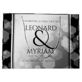 エレガントプラチ結婚ナ70周年 ラージペーパーバッグ (裏面)