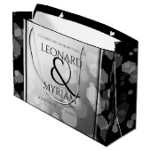 エレガントプラチ結婚ナ70周年 ラージペーパーバッグ (裏面アングル)