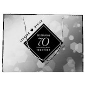 エレガントプラチ結婚ナ70周年 ラージペーパーバッグ (裏面)