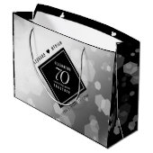 エレガントプラチ結婚ナ70周年 ラージペーパーバッグ (裏面アングル)