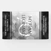 エレガントプラチ結婚ナ70周年 横断幕 (横)