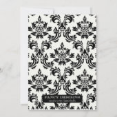 エレガントプリンセス誕生会 招待状 (裏面)