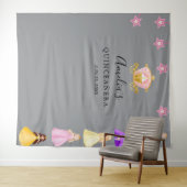 エレガントプリンセス誕生日パーティー タペストリー (インサイチュ(横))