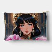 エレガントプリントカットソーバッグ アクセサリーポーチ (裏面)