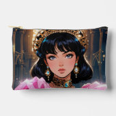 エレガントプリントカットソーバッグ アクセサリーポーチ (正面)