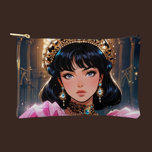 エレガントプリントカットソーバッグ アクセサリーポーチ