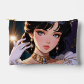 エレガントプリントカットソーバッグ アクセサリーポーチ (正面)