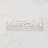 エレガントプロフェッショナルのモダン輝き スキニー名刺 (裏面)