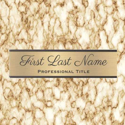 エレガントプロフェッショナルオフィスのドアのサインフェイク金ゴールド サインプレート