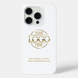 エレガントプロフェッショナルカスタムビジネスロゴケース iPhone 15 PROケース