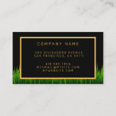 エレガントプロフェッショナルガーデンのテキストの追加 名刺 (裏面)