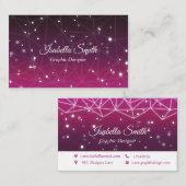 エレガントプロフェッショナルグラフィックデザイナー 名刺 (正面/裏面)