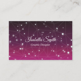 エレガントプロフェッショナルグラフィックデザイナー 名刺