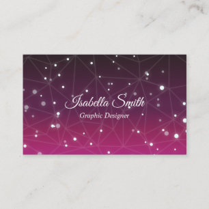 エレガントプロフェッショナルグラフィックデザイナー 名刺