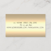 エレガントプロフェッショナルケーキミキサーフラワーベーカリー 名刺 (裏面)