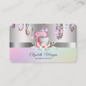 エレガントプロフェッショナルケーキミキサーフラワー、ドリップ 名刺 (正面)