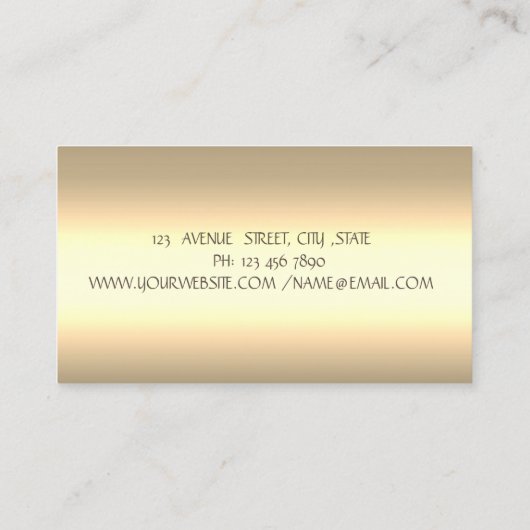 エレガントプロフェッショナルケーキレッドミキサーフラワーベーカリー 名刺 (裏面)