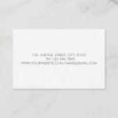 エレガントプロフェッショナルサークルケーキミ葉キサ 名刺 (裏面)