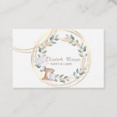 エレガントプロフェッショナルサークルケーキミ葉キサ 名刺 (正面)