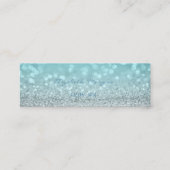 エレガントプロフェッショナルシックモダングリッタリー《写真》ぼけ味 スキニー名刺 (正面)