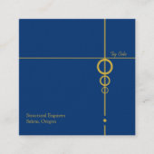 エレガントプロフェッショナルスクウェア名刺 スクエア名刺 (正面)