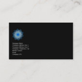 エレガントプロフェッショナルスクリプトモノグラム名刺 名刺 (裏面)