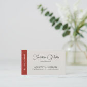 エレガントプロフェッショナルスクリプト名テンプレートモダン 名刺 (スタンド正面)