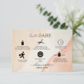 エレガントプロフェッショナルテラコッタキャンドル気に感謝してい サンキューカード (スタンド正面)