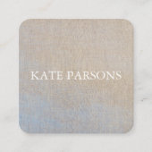 エレガントプロフェッショナルデザイミニマルナー スクエア名刺 (正面)