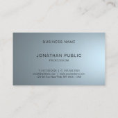 エレガントプロフェッショナルデザイントレンディープモダンラン 名刺 (裏面)