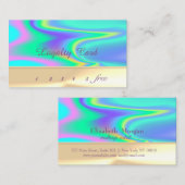 エレガントプロフェッショナルホログラフィロイヤリティカード ロイヤリティカード (正面/裏面)