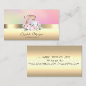 エレガントプロフェッショナルミキサーフラワーズベーカリー 名刺 (正面/裏面)