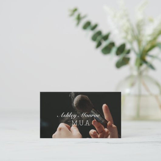 エレガントプロフェッショナルメークアーティスト名刺 名刺 (スタンド正面)