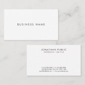 エレガントプロフェッショナルモダンシンプルテンプレート 名刺 (正面/裏面)