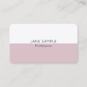 エレガントプロフェッショナルモダンシンプルデザイン 名刺 (正面)