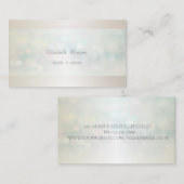 エレガントプロフェッショナルモダンシンプル《写真》ぼけ味 名刺 (正面/裏面)