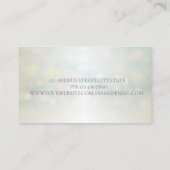 エレガントプロフェッショナルモダンシンプル《写真》ぼけ味 名刺 (裏面)