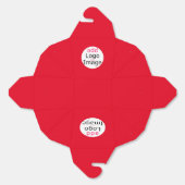 エレガントプロフェッショナルモダンビジネスカスタムレッド フェイバーボックス (見開き)