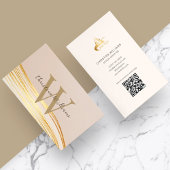 エレガントプロフェッショナルモダンミニマルスタイリッシュリスト 名刺