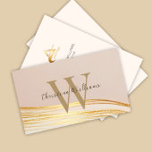 エレガントプロフェッショナルモダンミニマルスタイリッシュリスト 名刺