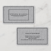 エレガントプロフェッショナルモダン平野 名刺 (正面/裏面)