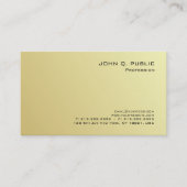 エレガントプロフェッショナルモダン金ゴールドルックラグジュアリー 名刺 (正面)