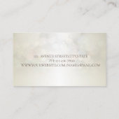 エレガントプロフェッショナルモダン《写真》ぼけ味カッコいい 名刺 (裏面)