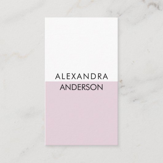 エレガントプロフェッショナルモノグミニマルラムQRコード 名刺 (正面)